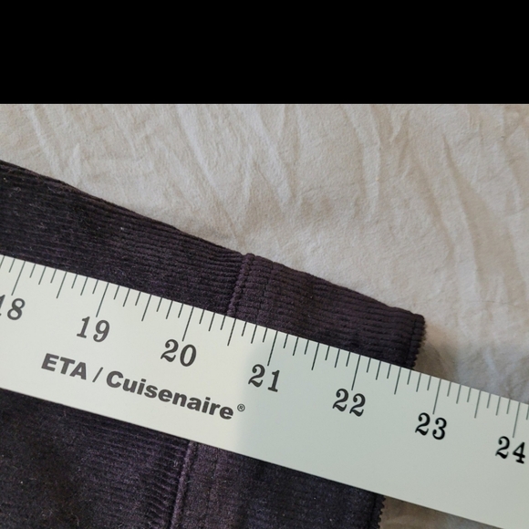 Dockers Corduroy Jumpsuit womens SZ M Black Utility Coverall button front - Picture 10 of 12